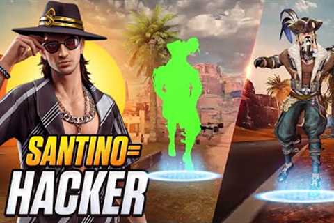 SANTINO TELEPORT MAKES YOU A HACKER SOLO VS SQUAD NEW GAMEPLAY | GARENA FREE FIRE