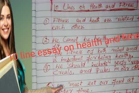10 lines essay on health and fitness in english #fatamateach