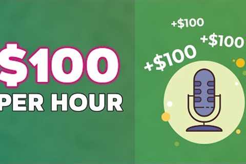 Earn $100/Hour By Transcribing Audio *LATEST METHOD* | Make Money Online 2023