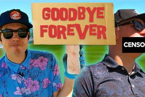 GOLFING ON THE DAY OUR TV SHOW GOT CANCELLED