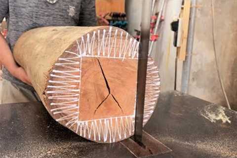 Woodworking Skills Extremely Smart Of Carpenter // Building Dining Chair Fastest And Most Beautiful