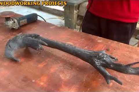 Artistic Woodworking Ideas // Turn Inanimate Dry Logs Into Life - DIY!