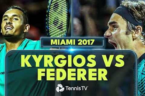 Nick Kyrgios vs Roger Federer: The Story Behind Their Miami 2017 CLASSIC!