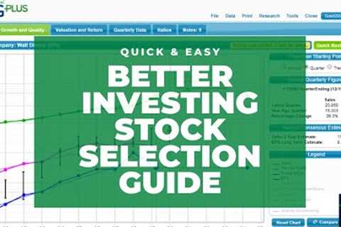 How To Complete A Better Investing Stock Selection Guide in 2020 (Quick &amp; Easy)