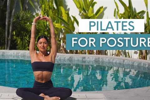 25 MIN PILATES WORKOUT || Pilates For Better Posture &amp; A Healthy Spine (Moderate)