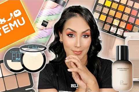 *NEW* TEMU Makeup Try-On | Cheap Makeup Product Review