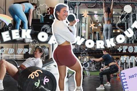 MIC'D UP WEEK OF GYM WORKOUTS to Stay Fit, Lean, and Healthy | weights, cardio, functional training