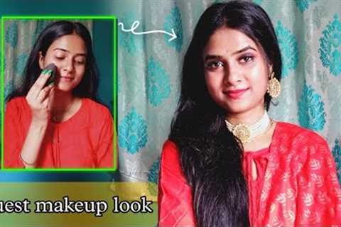 INDIAN WEDDING GUEST MAKE-UP LOOK | Get Ready With Me