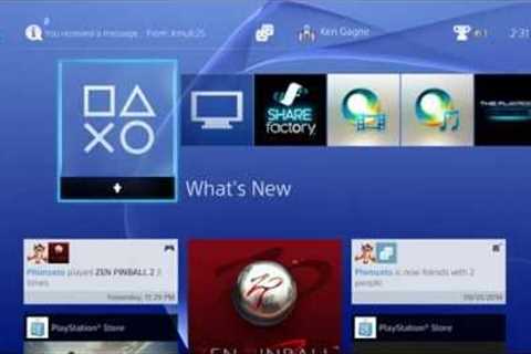 Sony PlayStation 4 (PS4) setup &amp; configuration