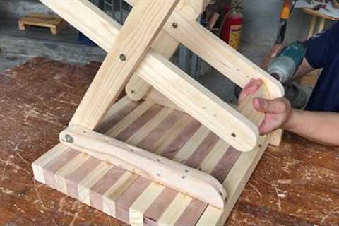 Great Woodworking Designs for Beginners &amp; DIY Woodworking Projects -   Build DIY Folding Chair