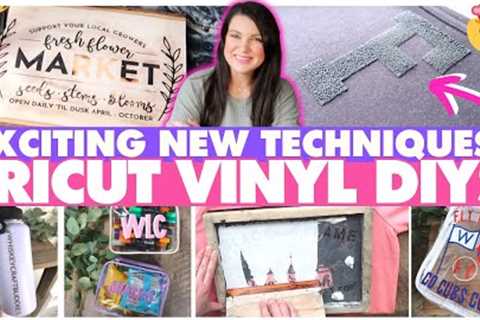 You've gotta see these NEW Cricut Decor DIYs | Cricut beginner vinyl decal + stencil projects!