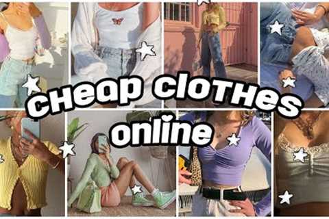 cheap clothing stores online *aesthetic*