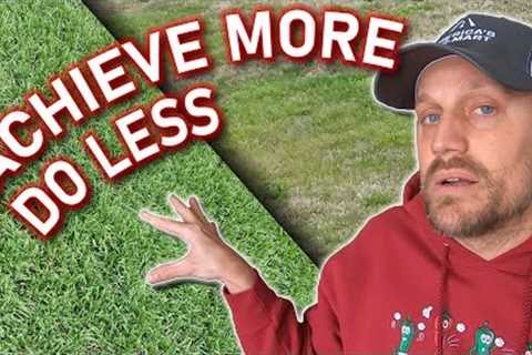 You DON'T Have to Do These SPRING LAWN TIPS // Aeration, Overseeding, &amp; Dethatching Aren't..