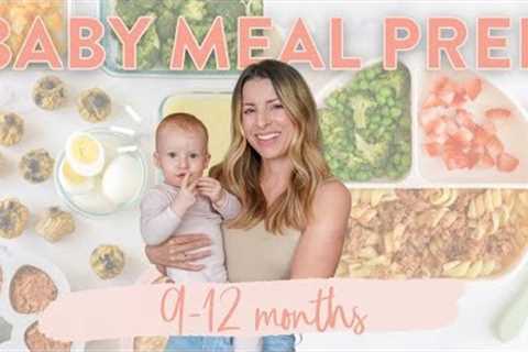 BABY FOOD MEAL PREP (9-12 MONTHS) + FREE Downloadable Guide &amp; Recipes