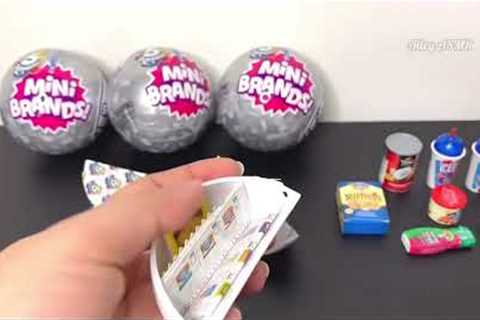 Unboxing 5 Surprise Mini Brands | ASMR Unboxing Mini Toys #minibrands #unboxing #asmr