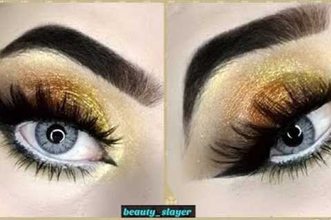 Easy BRIDAL EYE MAKEUP TUTORIAL/Step by step  for beginners/galittery eye makeup/beauty slay