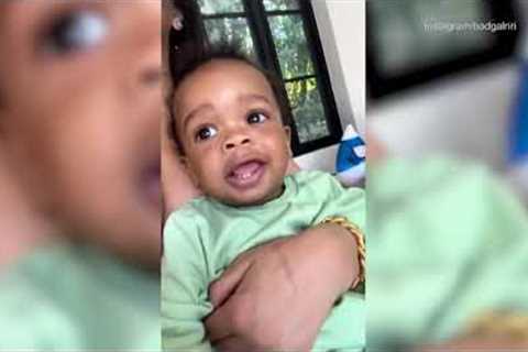 Video: Rihanna shows off happy and heartwarming moment with her baby