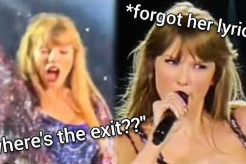 Taylor Swift CONFUSED on stage at The Eras Tour