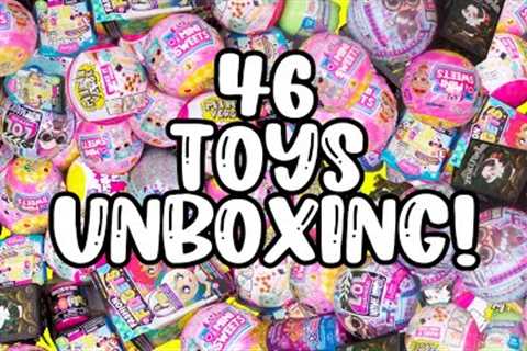 Unboxing 46 NEW Blind Bags! HUGE Unboxing Party