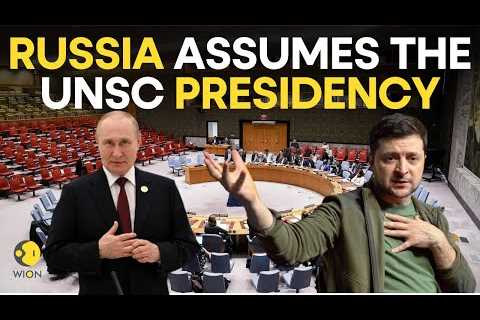 Ukraine decries 'symbolic blow' as Russia assumes the UNSC presidency amid Ukraine war | WION