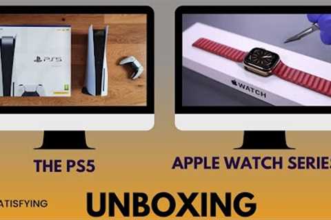 Unboxing PS5 and Apple Watch Series 8 || ASMR Unboxing of PS5 and Apple Watch Series 8