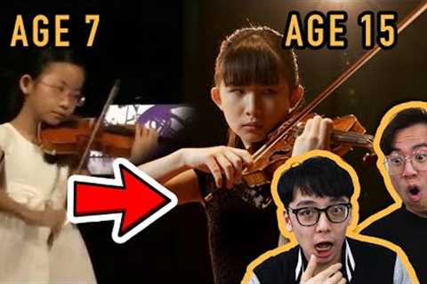 Violin Prodigies Then VS Now