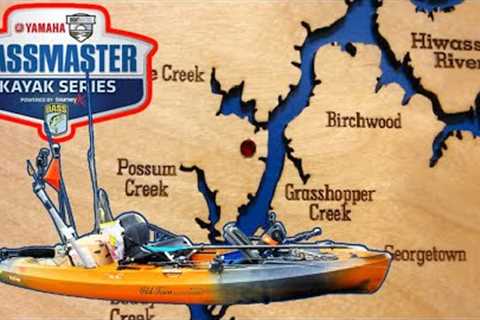 FISHING for $20k!!    BASSMASTER Kayak Championship 2023!!   Day 1