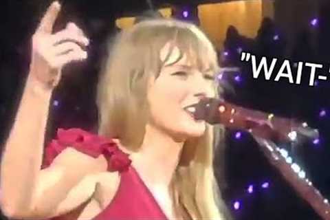 Taylor Swift STOPPED her show on stage at The Eras Tour
