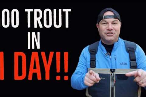 I caught 100 trout fly fishing in 1 day...YOU can too!!
