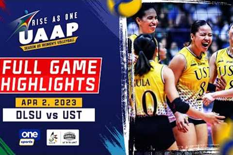 UST vs. DLSU round 2 highlights | UAAP Season 85 Women's Volleyball - Apr. 2, 2023