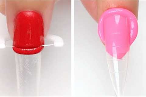 #705 DIY Gel Nails For Girls 🤩 Satisfying Nail Art Design  Nails Inspiration