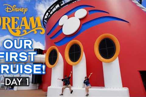 Our FIRST DISNEY CRUISE! Disney Dream 2023 Embarkation Day