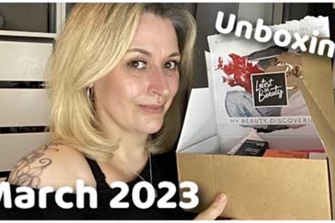 Latest In Beauty Beauty Box Unboxing / March 2023 Unboxing / March Monthly Selection
