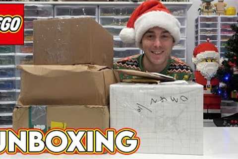 Huge LEGO Christmas Gift Unboxing!!
