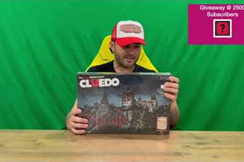 Ep 1846 - Limited Edition Dracula 2019 Cluedo Board Game Unboxing