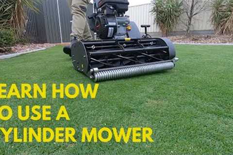 Learn How To Use A Cylinder Mower