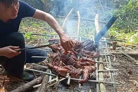 Robert's survival skills from 2020 to 2021. Green forest life
