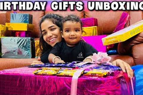Arjun’s Birthday Gifts 🎁 unboxing | 1’st Birthday Gifts | Anjali Prabhakaran