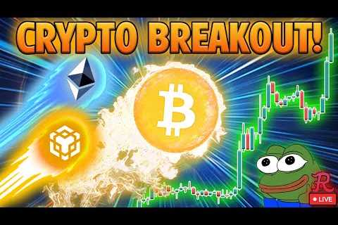 Bitcoin LIVE : BTC MOONING BREAKOUT! BANKS COLLAPSING!