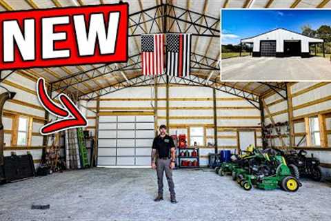 NEW SHOP BUILD! 60x60 POLE BARN ON HOMESTEAD! [MUST SEE!]