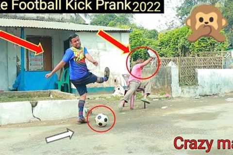 Fake Football Kick Prank !! Football Scary Prank Gone Wrong Reaction Kick Prank in |By Razu prank tv