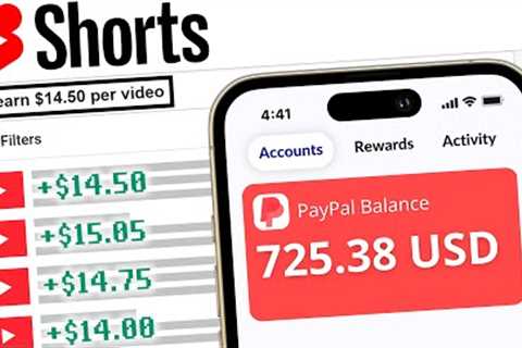 Make Money Online Watching YouTube Shorts (1 VIDEO = $14.50)