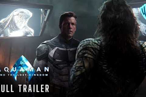 AQUAMAN 2: The Lost Kingdom – Full Trailer (2023) Jason Momoa Movie | Warner Bros
