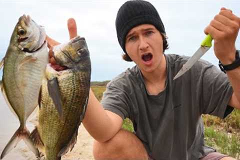 Eating Only What I Catch For 3 Days!! (Fishing Edition)
