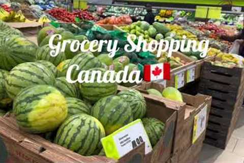 Canadian Supermarket |Grocery Shopping| Lifestyle in Canada