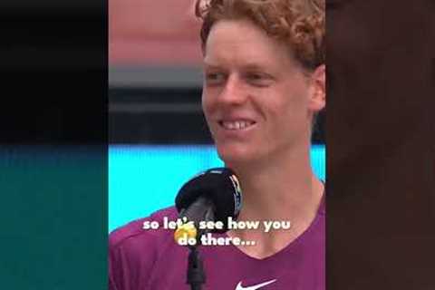 Jannik Sinner Jokes With Medvedev About The Clay Season 🤣