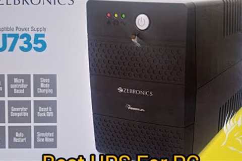 Best UPS for PC &amp; Computer in budget Prizes | Zebronics U735 UPS | 2023