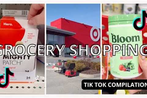 [TIKTOK COMPILATION ASMR] TARGET GROCERY SHOPPING &amp; RESTOCKING #12