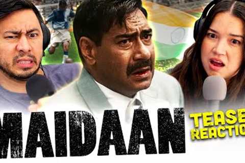 MAIDAAN Teaser Reaction! | Ajay Devgn | Amit Sharma | Boney Kapoor