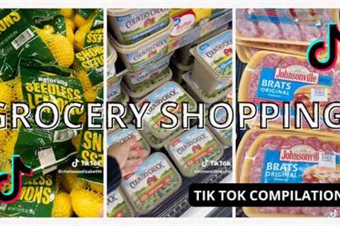 [TIKTOK COMPILATION ASMR] GROCERY SHOPPING &amp; RESTOCKING #8